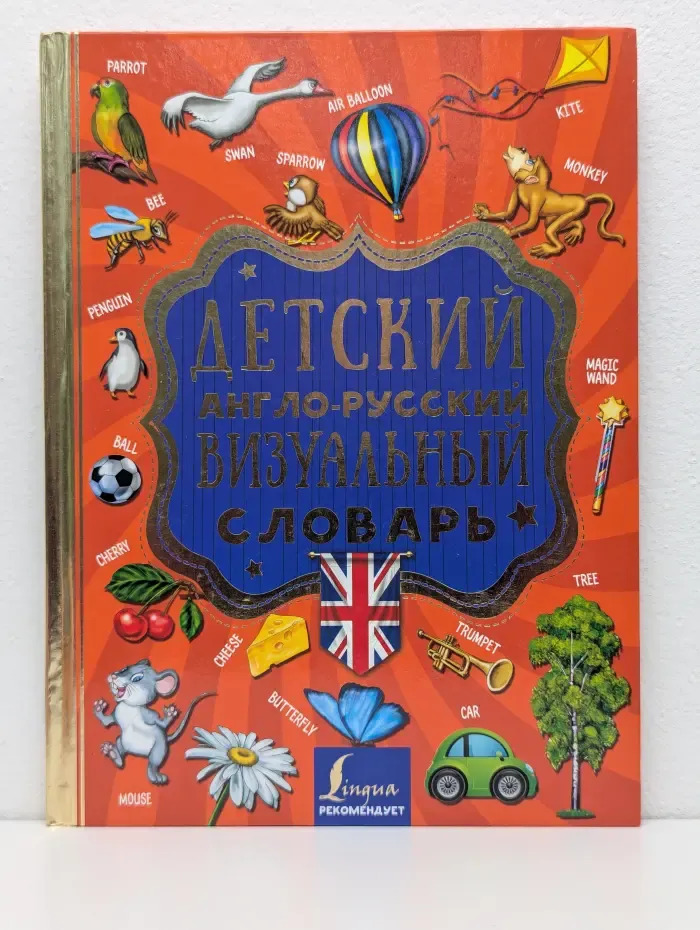 Визуальный словарь для детей. Детский англо-русский визуальный словарь