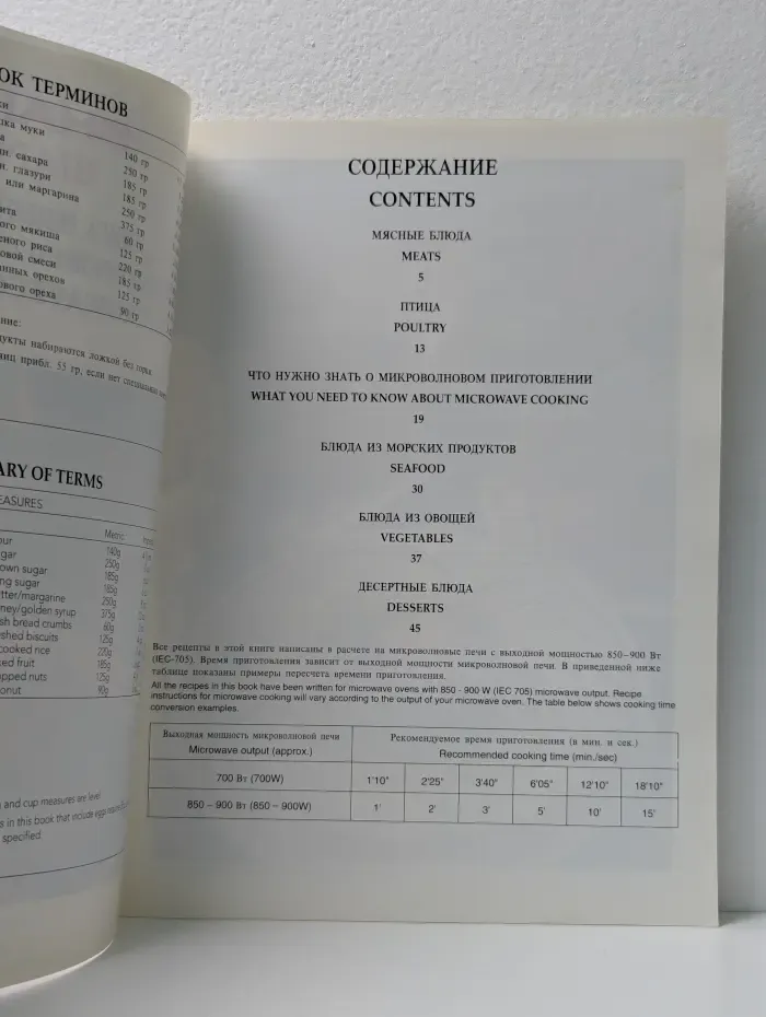 Sharp. Книга рецептов для микроволнового приготовления