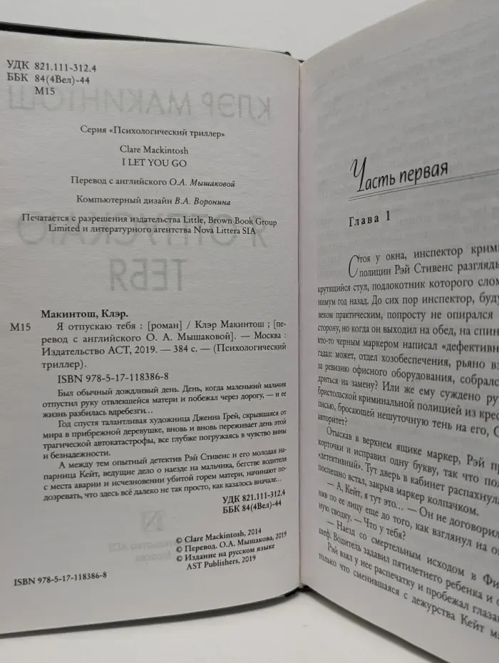 Психологический триллер. Я отпускаю тебя