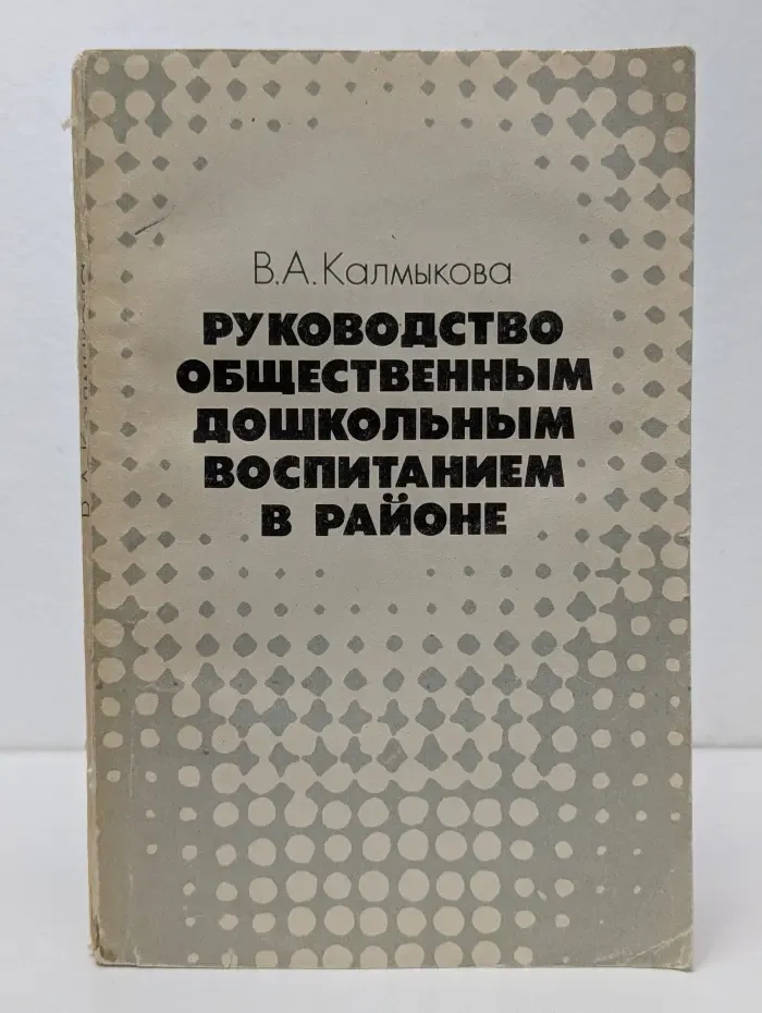 Руководство общественным дошкольным воспитанием в районе