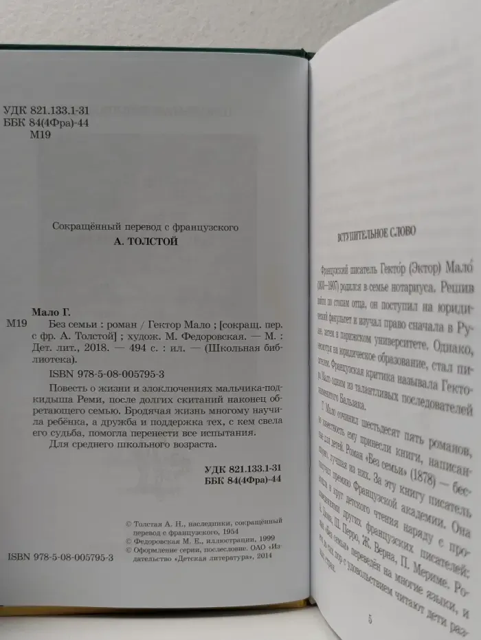 Школьная библиотека. Без семьи