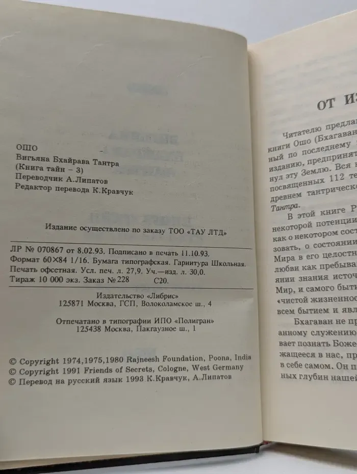 Вигьяна Бхайрава Тантра. Книга тайн - 3
