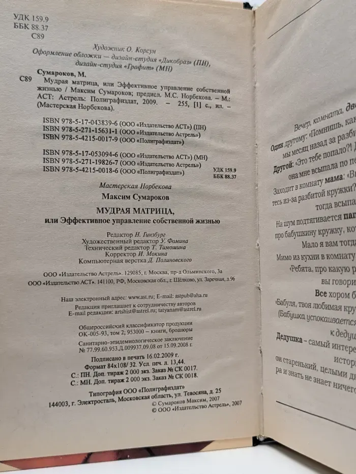 Мастерская Норбекова. Мудрая матрица, или Эффективное управление собственной жизнью