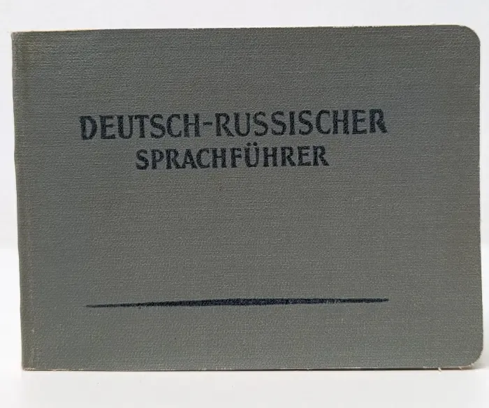 Deutsch-russischer sprachfuhrer. Немецко-русский разговорник