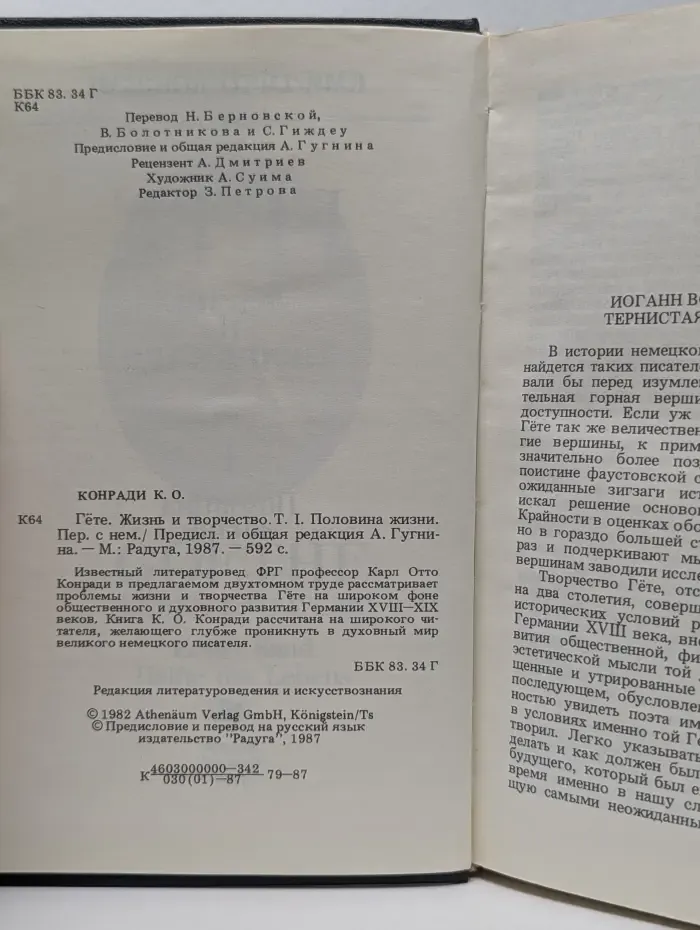 Гете. Жизнь и творчество. В 2 томах. Том 1