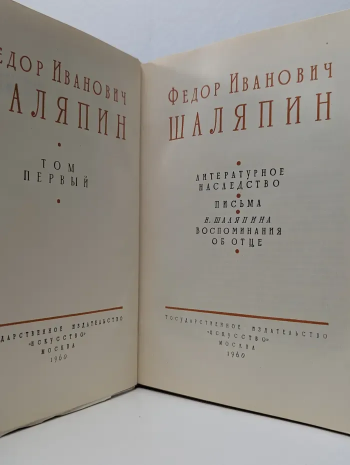 Федор Иванович Шаляпин. В 2 томах. Том 1