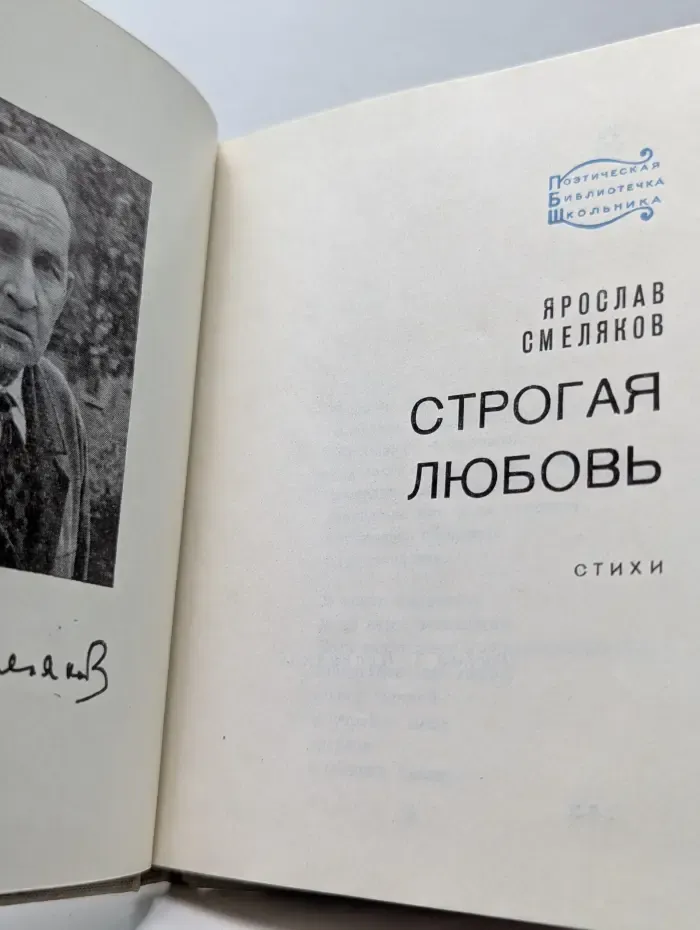 Поэтическая библиотека школьника. Строгая любовь
