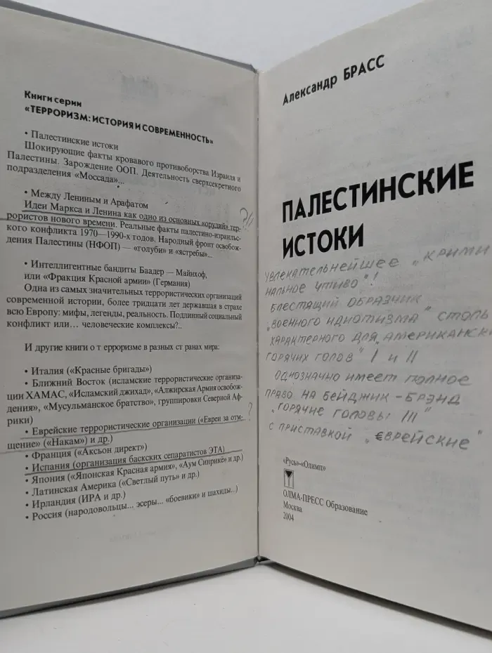 Терроризм. Палестинские истоки