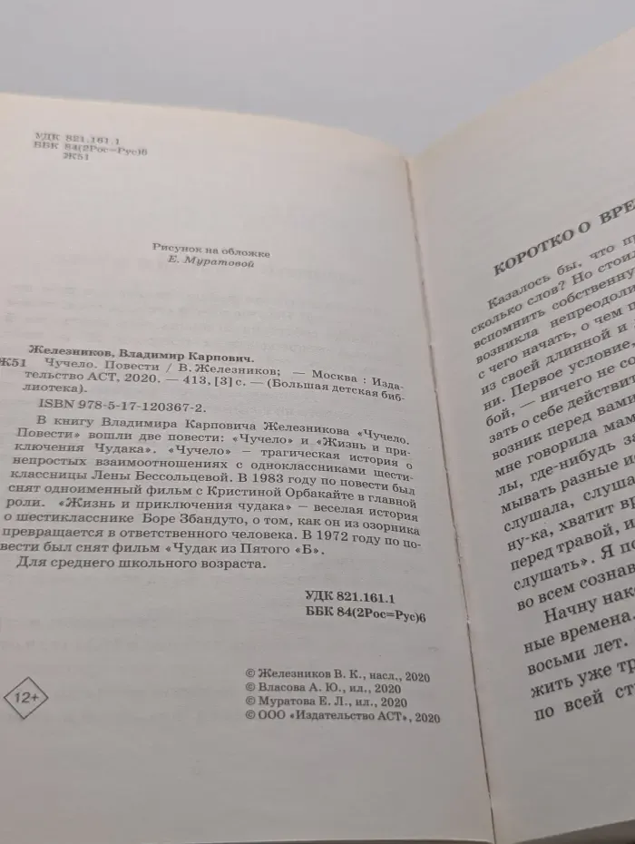 Большая детская библиотека. Чучело. Повести