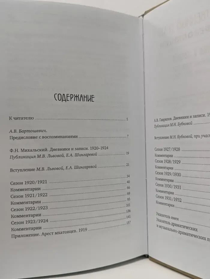 Художественный театр после революции. Дневники и записи