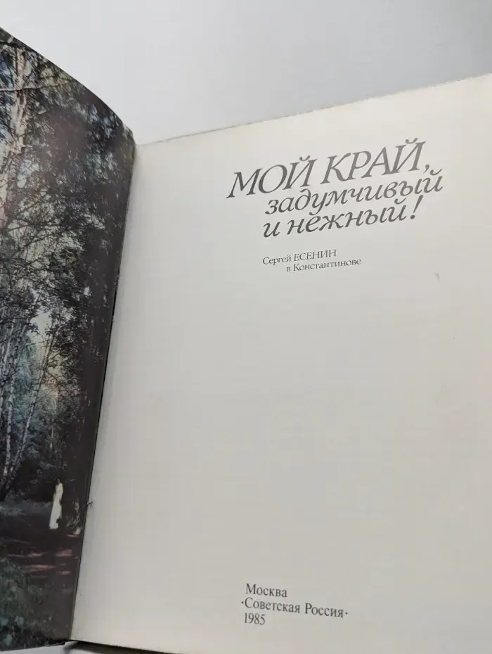 Мой край, задумчивый и нежный!