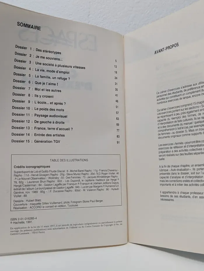 Espaces. Cahier d'exercices 3