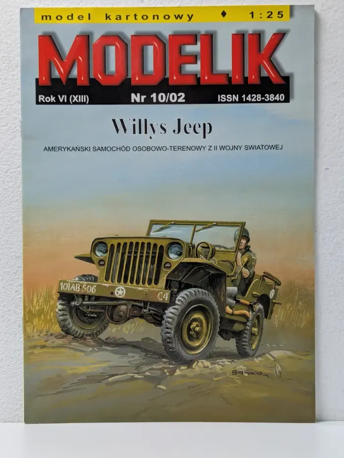Modelik Nr 10/02 - Willys Jeep