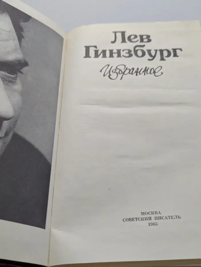 Лев Гинзбург. Избранное