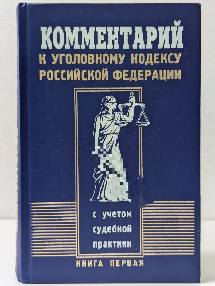 Комментарий к Уголовному кодексу Российской Федерации. В 2 томах. Том 1