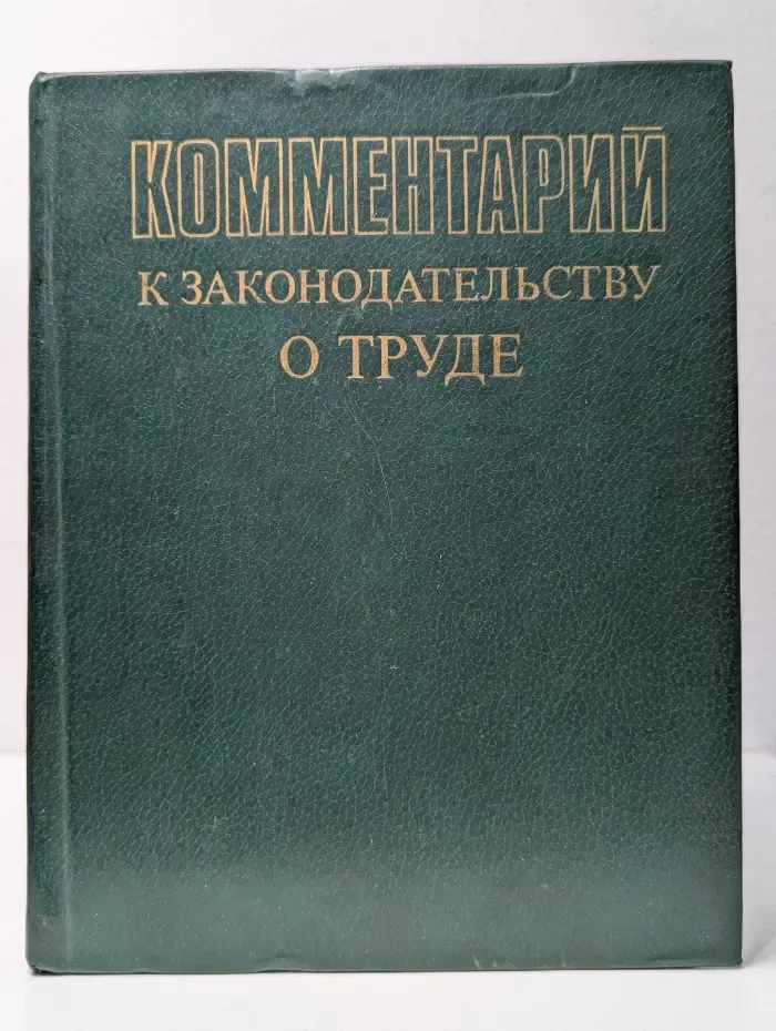 Комментарий к законодательству о труде