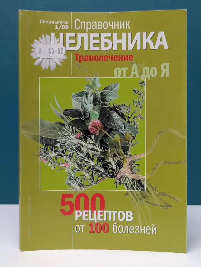 Справочник целебника. Спецвыпуск № 1/2009. 500 рецептов от 100 болезней