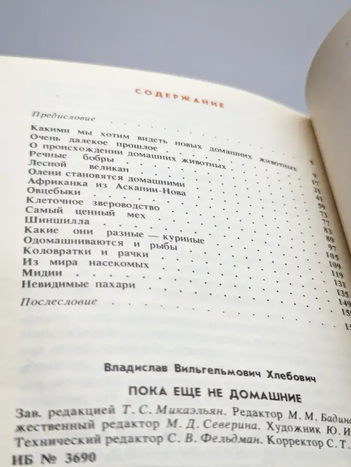 Пока еще не домашние