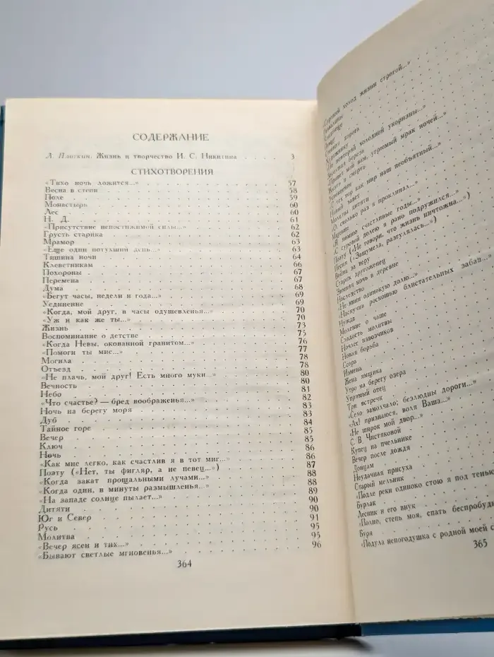 И. С. Никитин. Собрание сочинений. В двух томах. Том 1