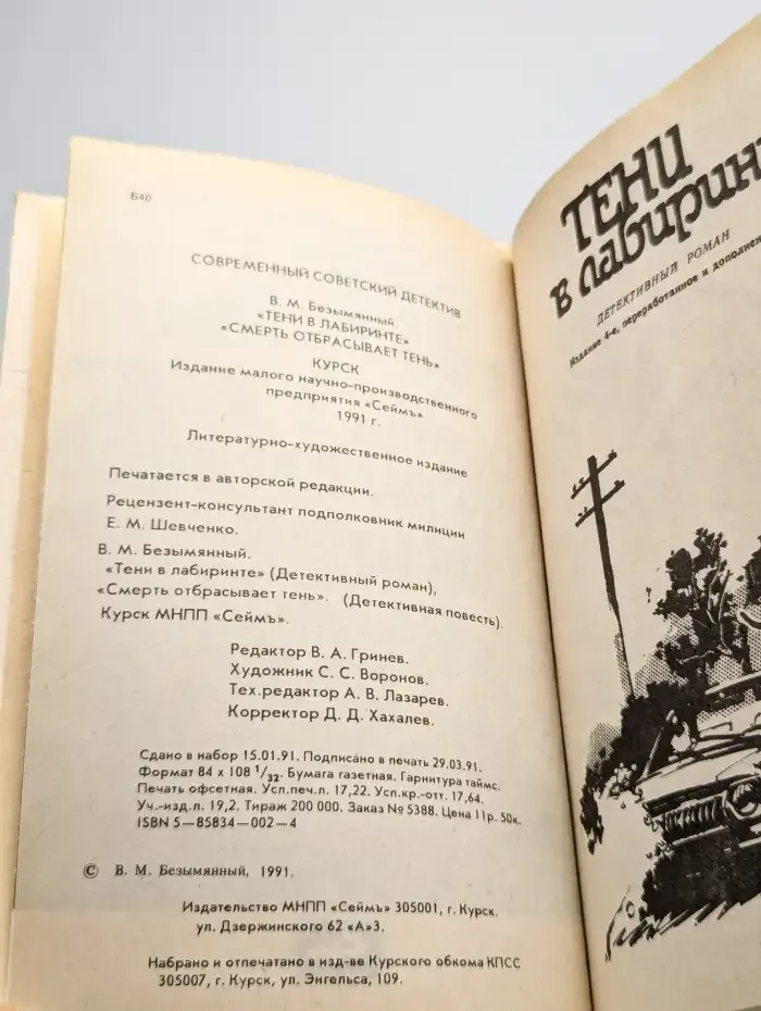 Тени в лабиринте. Смерть отбрасывает тень