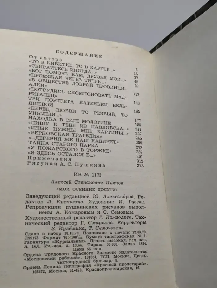 Мои осенние досуги
