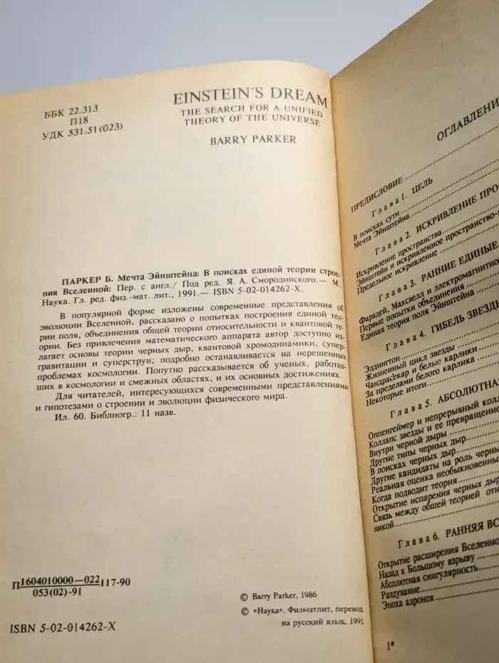 Мечта Эйнштейна. В поисках единой теории строения Вселенной