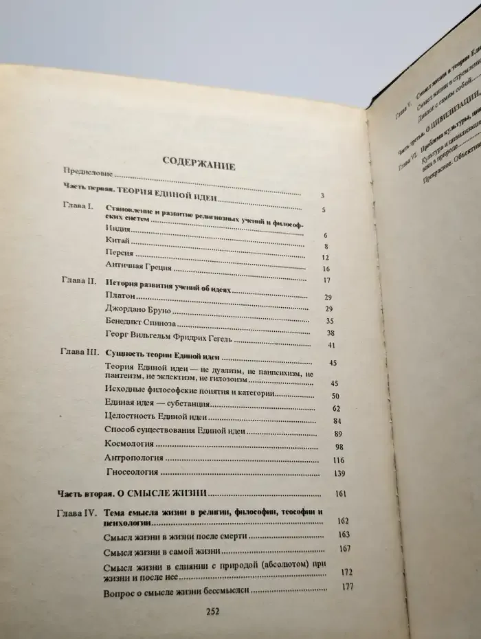 Философия теории Единой идеи