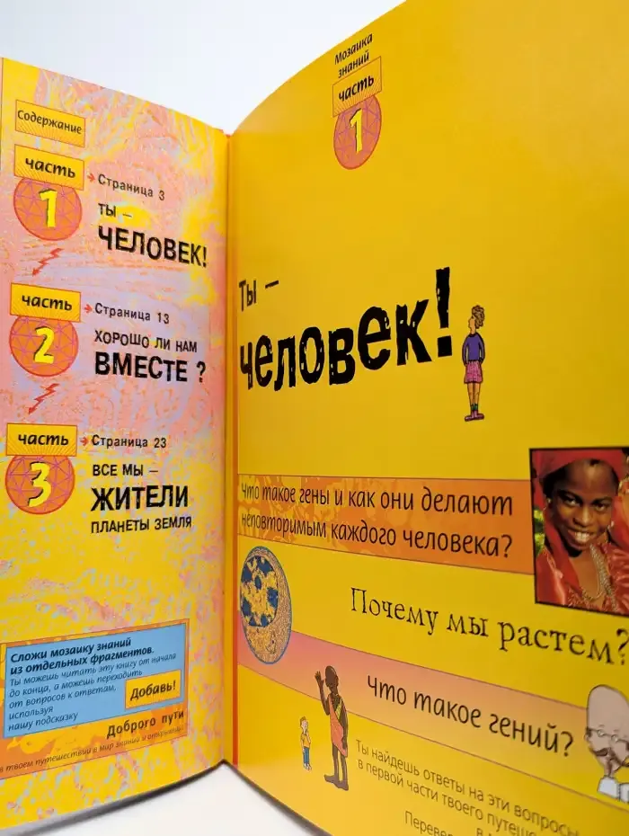 Сложи мозаику из фрагментов знаний. Люди