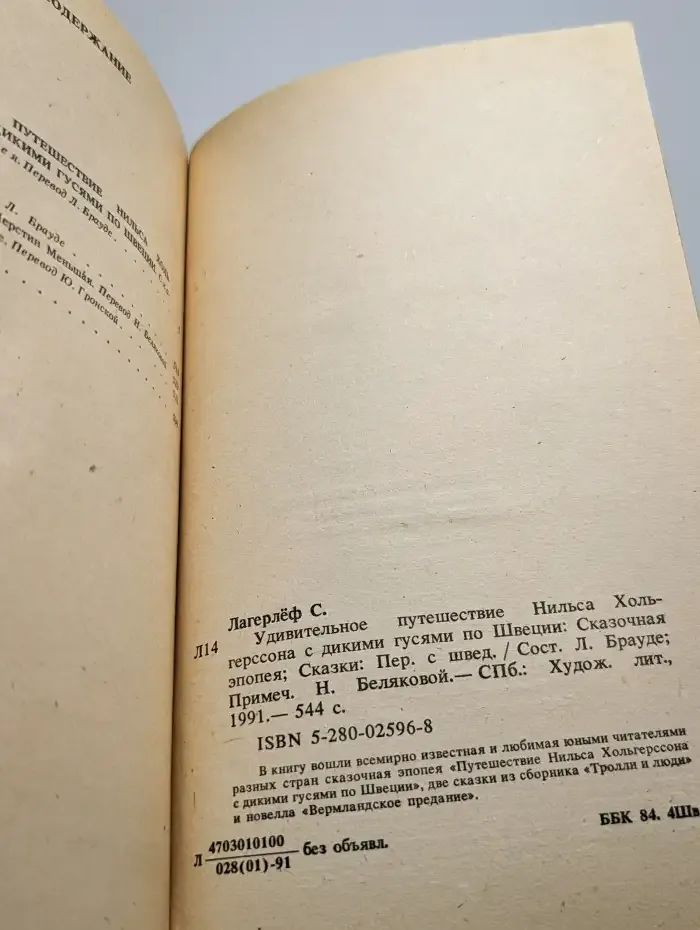 Удивительное путешествие Нильса Хольгерссона с дикими гусями