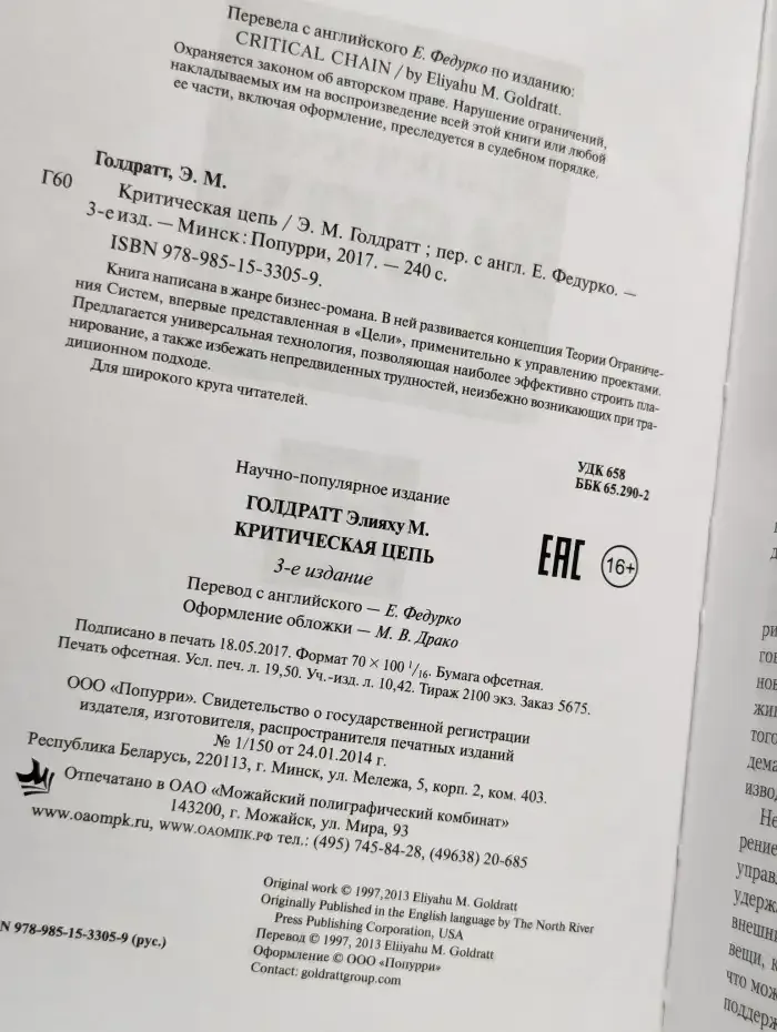 Критическая цепь