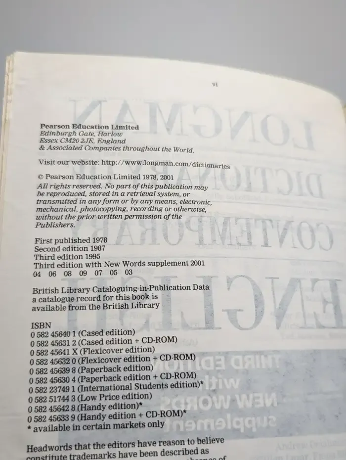 Longman Dictionary of Contemporary English