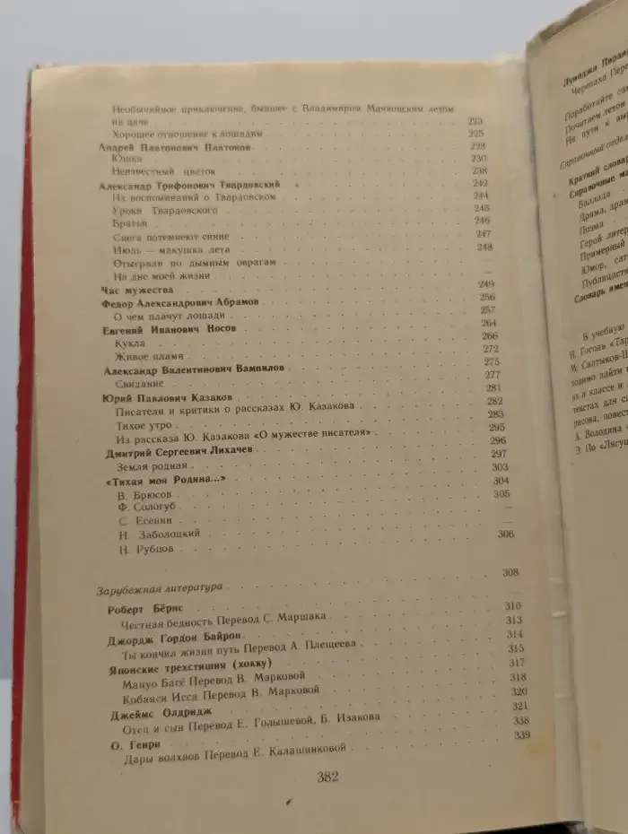 Литература. 7 класс