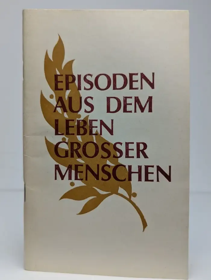 Episoden aus dem Leben grosser Menschen. Klasse 10