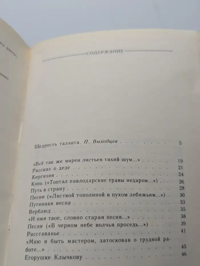 П. Васильев. Лирика