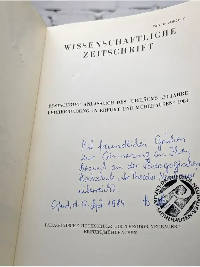 Wissenschaftliche Zeitschrift