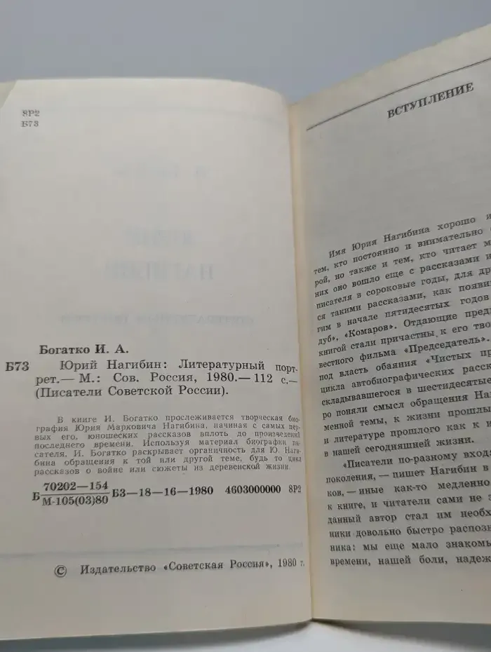 Юрий Нагибин. Литературный портрет