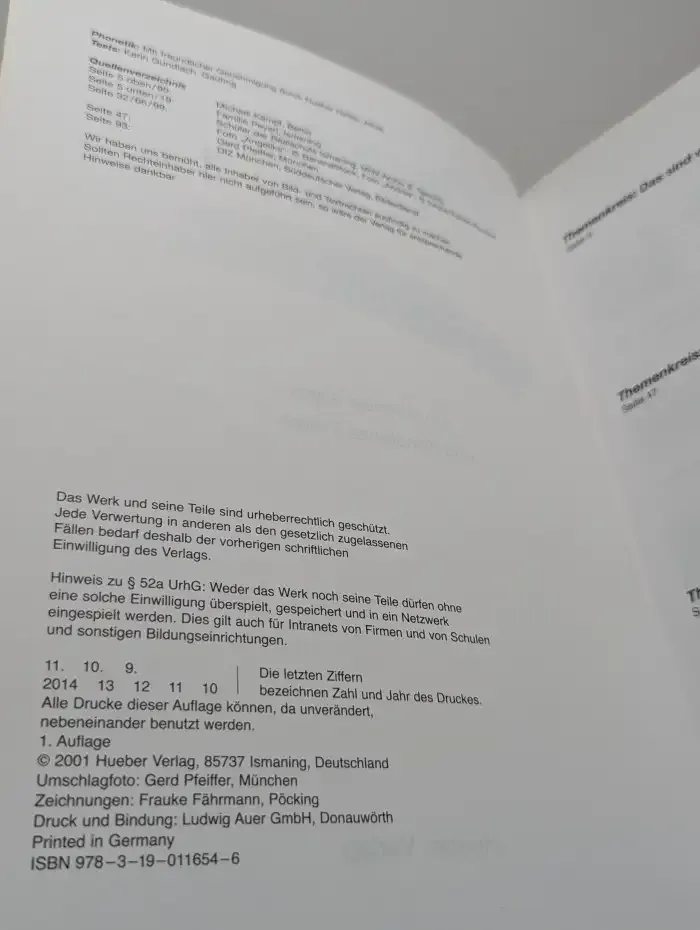 Pingpong Neu 1 Arbeitsbuch