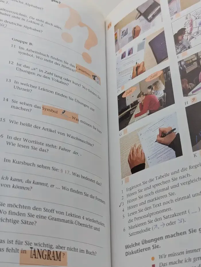 Tangram 1A. Deutsch als Fremdsprache. Kursbuch & Arbeitsbuch
