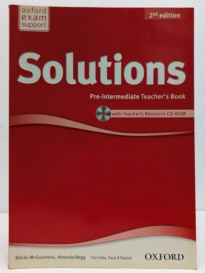 Solutions. Pre-Intermediate Teacher's Book