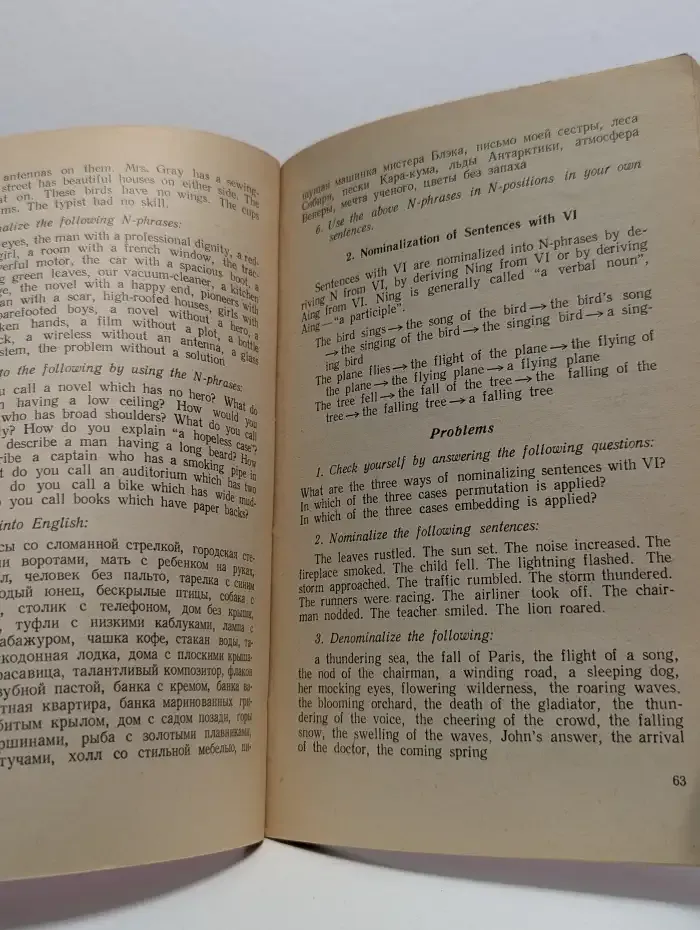 The Structure of the English Sentence: A Practical Course