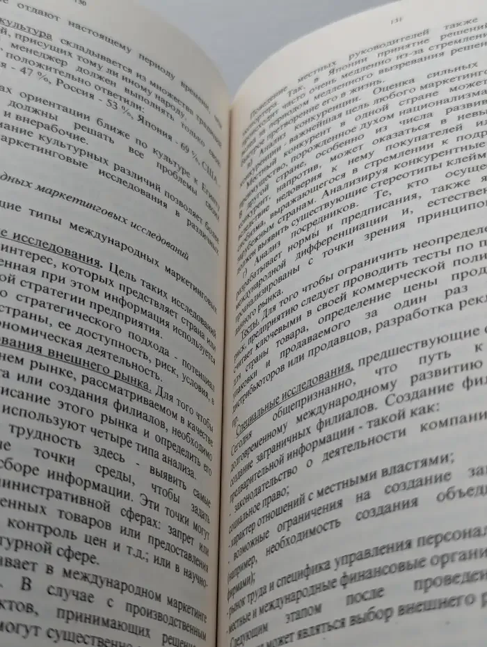 Теория анализа рынка