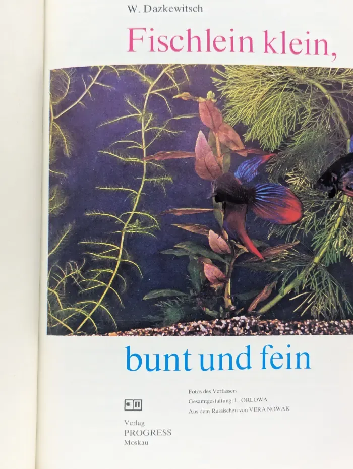 Fischlein klein, bunt und fein