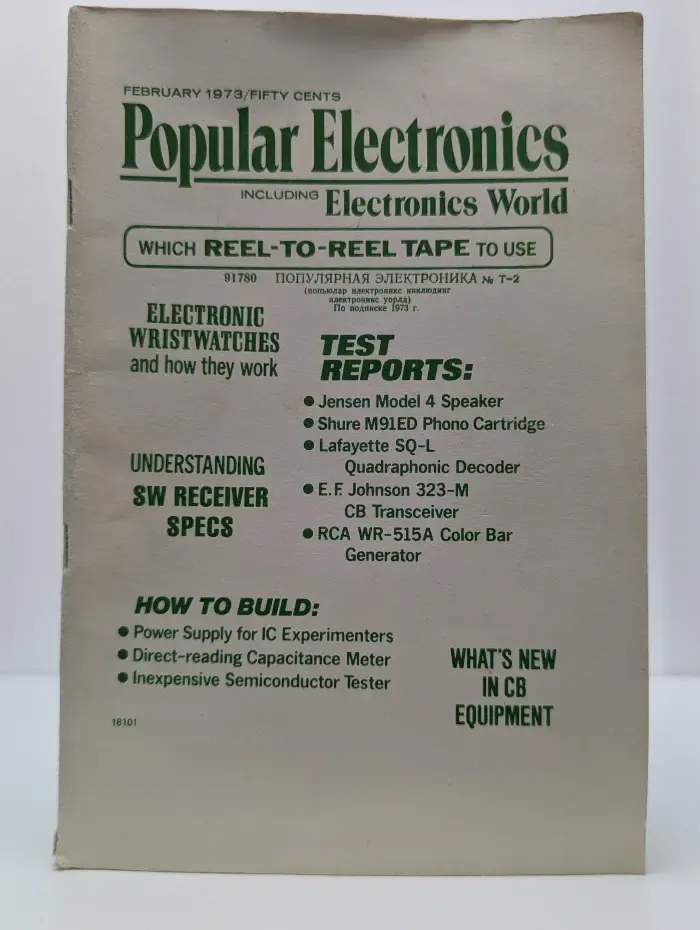 Popular Electronics. Выпуск № 2/1973