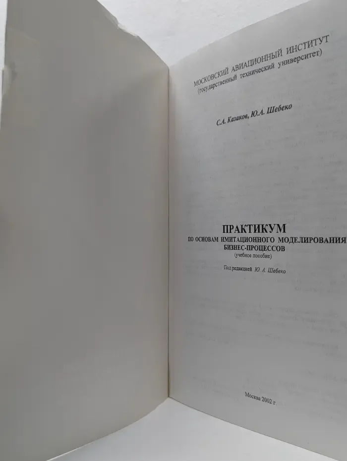 Практикум по основам имитационного моделирования бизнес-процессов