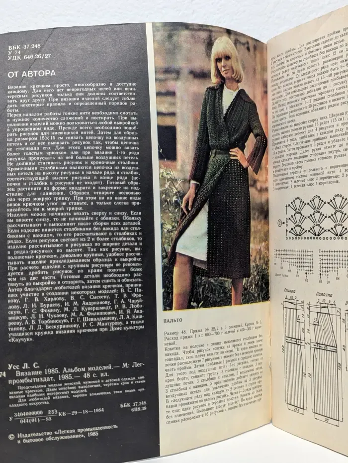 Вязание 1985. Альбом моделей