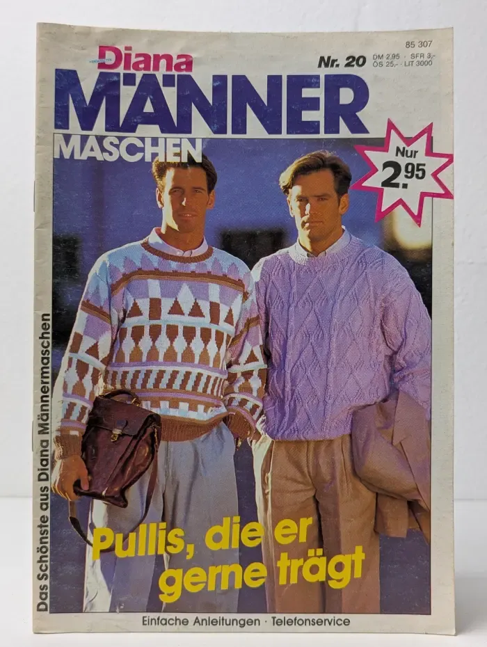 Diana. Manner Maschen. Выпуск № 2/1995