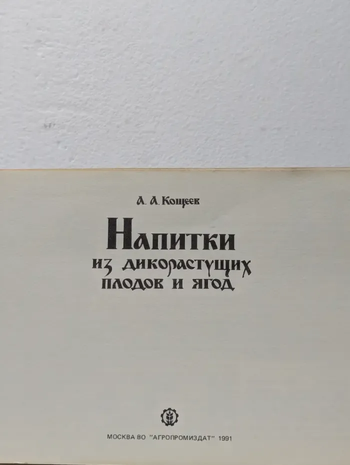 Напитки из дикорастущих плодов и ягод